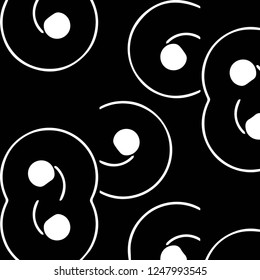 Halftone monochrome texture background. Abstract vintage black and white vector illustration Texture