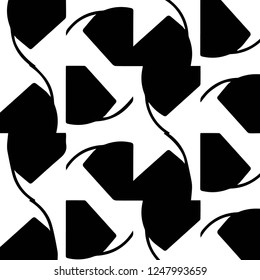 Halftone monochrome texture background. Abstract vintage black and white vector illustration Texture