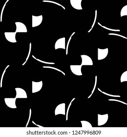 Halftone monochrome texture background. Abstract vintage black and white vector illustration Texture