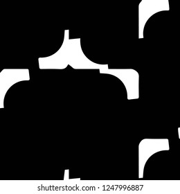 Halftone monochrome texture background. Abstract vintage black and white vector illustration Texture