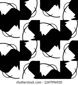 Halftone monochrome texture background. Abstract vintage black and white vector illustration Texture