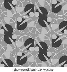 Halftone monochrome texture background. Abstract vintage black and white vector illustration Texture