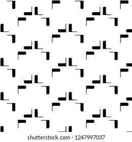 Halftone monochrome texture background. Abstract vintage black and white vector illustration Texture