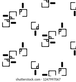 Halftone monochrome texture background. Abstract vintage black and white vector illustration Texture