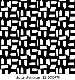 Halftone monochrome texture background. Abstract vintage black and white vector illustration Texture