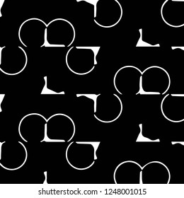 Halftone monochrome texture background. Abstract vintage black and white vector illustration Texture