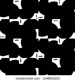 Halftone monochrome texture background. Abstract vintage black and white vector illustration Texture