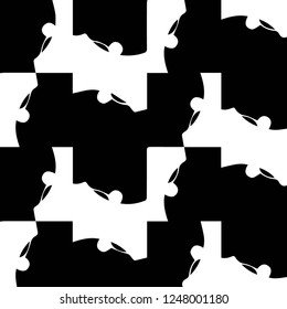 Halftone monochrome texture background. Abstract vintage black and white vector illustration Texture