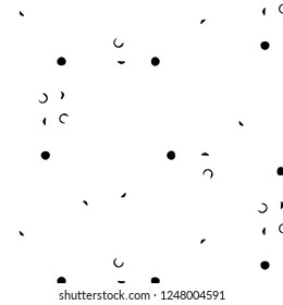 Halftone monochrome texture background. Abstract vintage black and white vector illustration Texture