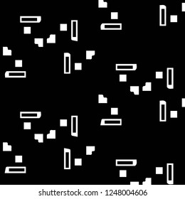 Halftone monochrome texture background. Abstract vintage black and white vector illustration Texture