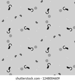 Halftone monochrome texture background. Abstract vintage black and white vector illustration Texture