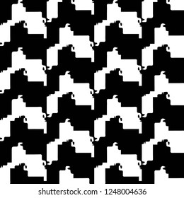 Halftone monochrome texture background. Abstract vintage black and white vector illustration Texture