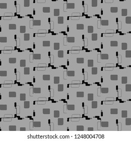 Halftone monochrome texture background. Abstract vintage black and white vector illustration Texture