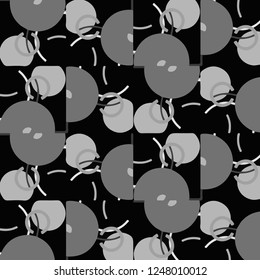 Halftone monochrome texture background. Abstract vintage black and white vector illustration Texture
