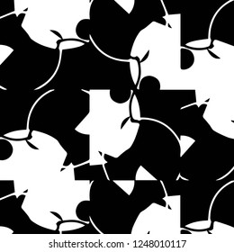 Halftone monochrome texture background. Abstract vintage black and white vector illustration Texture