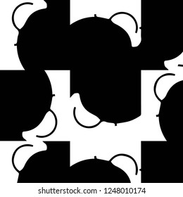 Halftone monochrome texture background. Abstract vintage black and white vector illustration Texture
