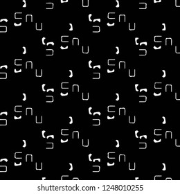 Halftone monochrome texture background. Abstract vintage black and white vector illustration Texture