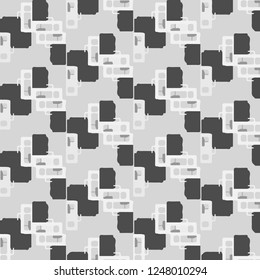 Halftone monochrome texture background. Abstract vintage black and white vector illustration Texture