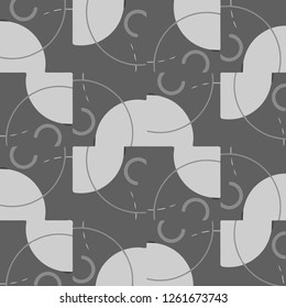 Halftone monochrome texture background. Abstract vintage black and white vector illustration Texture