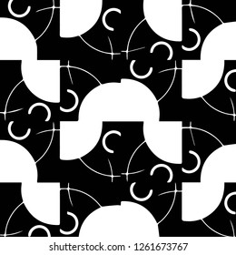 Halftone monochrome texture background. Abstract vintage black and white vector illustration Texture