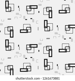 Halftone monochrome texture background. Abstract vintage black and white vector illustration Texture