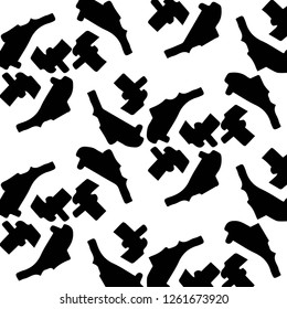Halftone monochrome texture background. Abstract vintage black and white vector illustration Texture