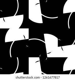 Halftone monochrome texture background. Abstract vintage black and white vector illustration Texture