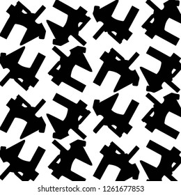 Halftone monochrome texture background. Abstract vintage black and white vector illustration Texture