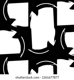 Halftone monochrome texture background. Abstract vintage black and white vector illustration Texture