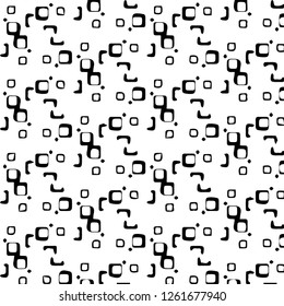 Halftone monochrome texture background. Abstract vintage black and white vector illustration Texture