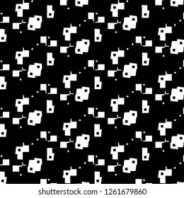 Halftone monochrome texture background. Abstract vintage black and white vector illustration Texture