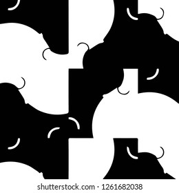 Halftone monochrome texture background. Abstract vintage black and white vector illustration Texture