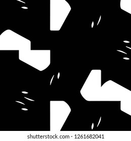 Halftone monochrome texture background. Abstract vintage black and white vector illustration Texture