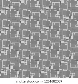 Halftone monochrome texture background. Abstract vintage black and white vector illustration Texture