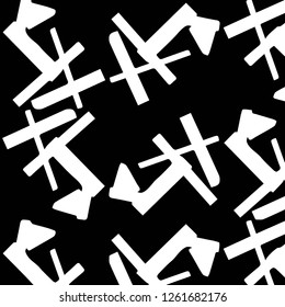 Halftone monochrome texture background. Abstract vintage black and white vector illustration Texture