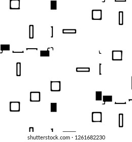 Halftone monochrome texture background. Abstract vintage black and white vector illustration Texture