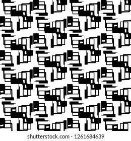 Halftone monochrome texture background. Abstract vintage black and white vector illustration Texture