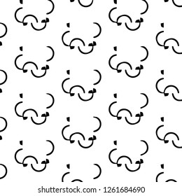 Halftone monochrome texture background. Abstract vintage black and white vector illustration Texture