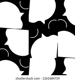 Halftone monochrome texture background. Abstract vintage black and white vector illustration Texture