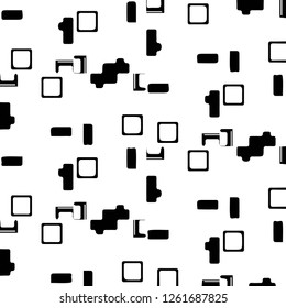 Halftone monochrome texture background. Abstract vintage black and white vector illustration Texture