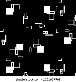 Halftone monochrome texture background. Abstract vintage black and white vector illustration Texture
