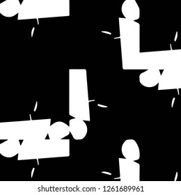 Halftone monochrome texture background. Abstract vintage black and white vector illustration Texture