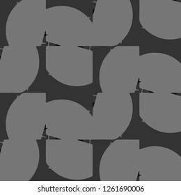 Halftone monochrome texture background. Abstract vintage black and white vector illustration Texture