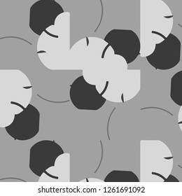 Halftone monochrome texture background. Abstract vintage black and white vector illustration Texture