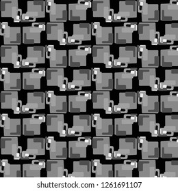 Halftone monochrome texture background. Abstract vintage black and white vector illustration Texture