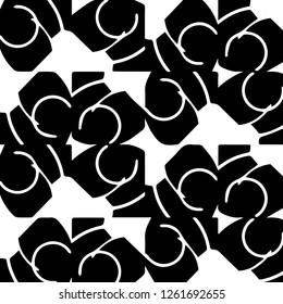 Halftone monochrome texture background. Abstract vintage black and white vector illustration Texture