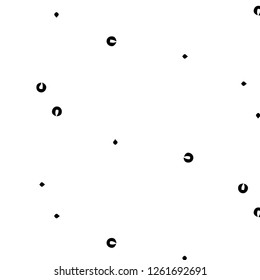 Halftone monochrome texture background. Abstract vintage black and white vector illustration Texture