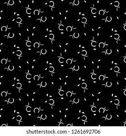 Halftone monochrome texture background. Abstract vintage black and white vector illustration Texture