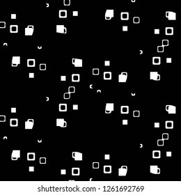Halftone monochrome texture background. Abstract vintage black and white vector illustration Texture