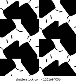 Halftone monochrome texture background. Abstract vintage black and white vector illustration Texture